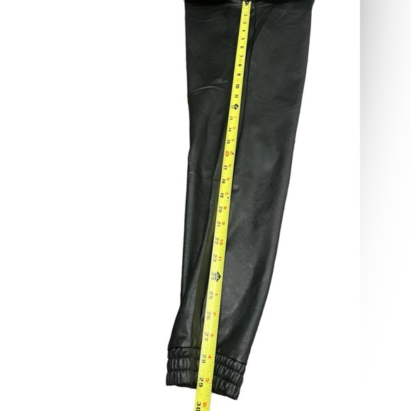 Spanx Women’s Black Leather Like Jogger Rise High - Picture 17 of 17